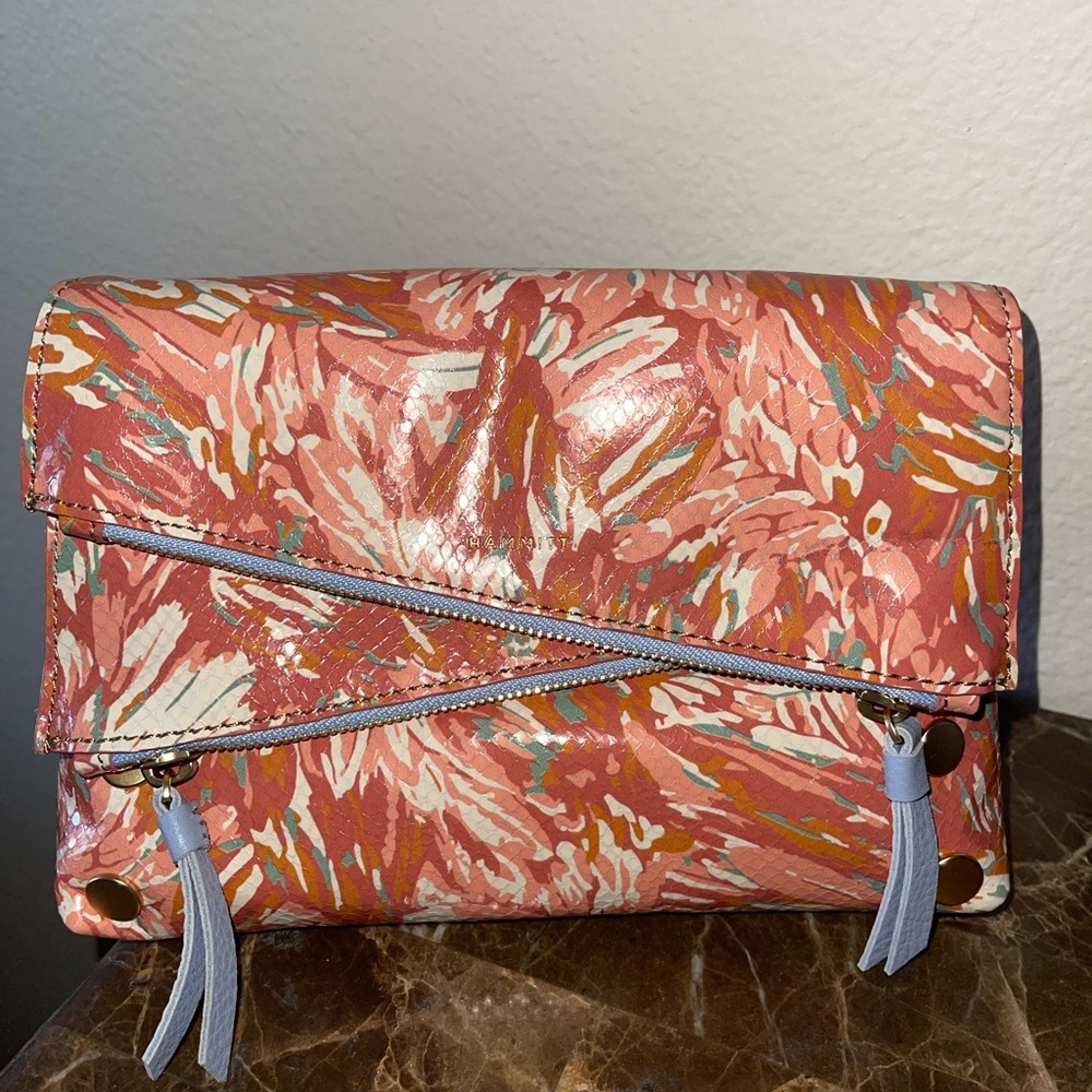 Floral and Tan Reversible Bag